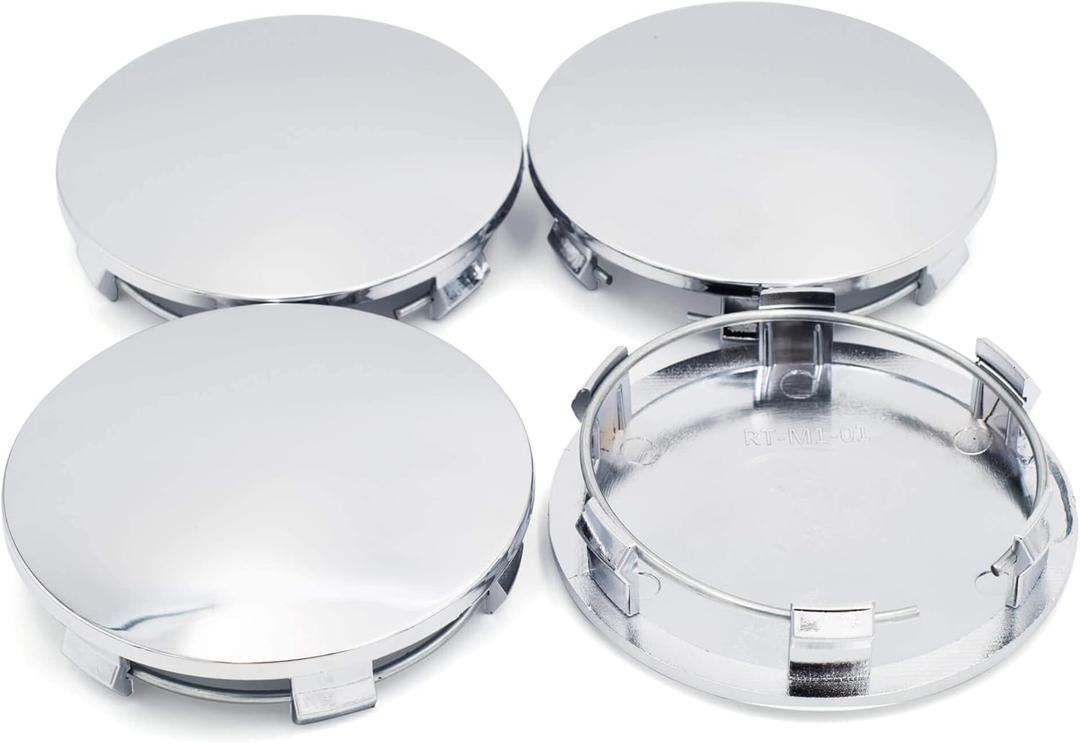 83mm(3.27in)/76.4mm(3in) Chrome Silver ABS Car Wheel Center Hub Caps Replace #88963143#9595891#9595759#9596403#19333200 Suburban 2001-2017 4pcs