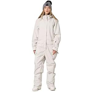 YEEFINE Women's Ski Suit One Piece Snowsuits Jumpsuits Winter Waterproof Snowboard Suits, M