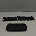 SPORTBIT Wrist and Ankle Weights for Women - Set of 2 (1lb Each) Wearable Ankle & Wrist Weights - Leg & Arm Bands, Silicone Weighted Bracelets for Workout, Walking, Running, Yoga, Pilates (Black)