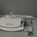 Drive Medical 12021KD-1 Bariatric Heavy Duty Bathroom Bench with Back, Gray