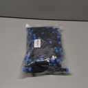 50PCS Drip Irrigation Emitters, Kalolary Adjustable 360 Degree Water Flow Drippers Emitters for 1/4" Drip Irrigation System Tubing, Garden Irrigation Drippers for House Garden Flower beds(Blue)