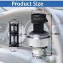 5 x 12677836 Oil Pressure Sensor with Screen Filter,for Chevy Express,Suburban,Corvette,AvalancheTahoe,Impala,Trailblazer& GMC Sierra,Savana,Escalad,Cadillac CTS&Envoy,Yukon