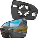 Driver Side Mirror Replacement for Lincoln MKX 2016 2017 2018, MKC 2015 2016 2017 2018 2019, Nautilus 2019-2023 - Left Side Mirror Glass, Rear View Mirrors Glass with Power Heated