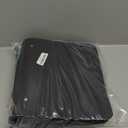 SUNEE Zipper Binder Bag with Handle, 2-Inch 3-Ring O-Ring, 500-Sheet Capacity, Includes Zip Pocket, 5-Tab Expanding File Folder, Multi-Pocket Organizer Binder for Middle School, Black