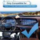 2025 2026 Tahoe Screen Protector for Chevy Tahoe (17.7In Navi+11In Dash+12.6In+12.6In Rear TV)(Z71/RST/Premier/High Country), 9H Tempered Glass 2026 2025 Chevy Tahoe Accessories HD Transparent