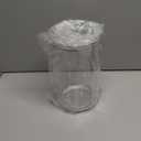 Custde 68oz Clear Plastic Candy Jar with Lid – Airtight Multi-Purpose Storage for Candy, Cookies, Coffee & More – Ideal for Kitchen, Office, Bathroom (68 fl oz)