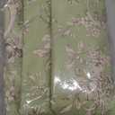 Maison d' Hermine Curtains for Living Room 100% Cotton 84 inch Length One Panel Light Filtering Toile Curtains for Bedroom Windows with Rod and Loop Pockets Drapes (Joli Jouy Green, 50" W x 84" L)