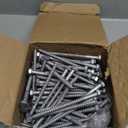 Tandefio 100 Pack 3/8 x 6'' Lag Bolts Screw Kit with Washers Hot Dip Galvanized Hex Lag Bolts Heavy Duty Wood Screws for Wood Decks Fences