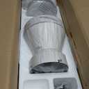 TCL 52" White Flush Mount Ceiling Fan with Light & Remote