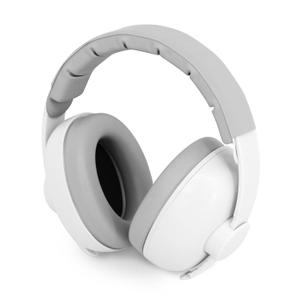 Baby Headphones for Noise Protection - Infant Ear Muffs Noise Protection - Toddler Noise Cancelling Headphones - Baby Ear Protection for 0 to 36 Months, Adjustable - White