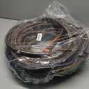 Giraffe Tools Garden Hose 5/8", Water Hose Heavy Duty, Flexible, Lightweight Hybrid Hose with Swivel Handle, 75ft Male to Female Fittings, Burst 600 PSI