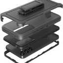 Compatible with Samsung Galaxy A54 5G Case, with Belt Clip Holster Heavy Duty Rugged Shockproof Full Body Protection Kickstand Phone case for Samsung Galaxy A54 5G (Black)