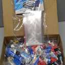 JOYIN 24 Pcs Valentine's Day Mini Truck Building Blocks with Cards, Small Fire Truck, City Police Car, Construction Vehicle for Kids, Valentines Day Gift Exchange, Classroom Party Favor Prize