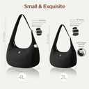 Babysun Mini Shoulder Bag Women Nylon Crescent Bag Underarm Shoulder Purse Women's Shoulder Handbags Small Tote Bag