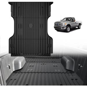 TripleAliners Truck Mat Compatible with 1999-2016 Ford Super Duty F250/F350/F450 6.8FT Accessories, Truck Bed Mat Heavy Duty Custom Fit All Weather Protection TPE Pickup Liner
