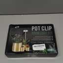 SANSI Grow Lights for Indoor Plants, LED Pot Clip Plant Light for Growing, 4000K Full Spectrum Plant Growing Lamp with 4-Level Dimmable, Auto On Off Timing 3 6 12 Hrs for Small Plants, White 5V 2-Pack