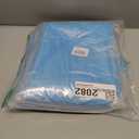 Ankirol 100pcs Sheer Organza Favor Bags 8 X 12 Large Organza Drawstring Bags (lake blue)