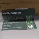 Feed Garden 40PCS Plant Stakes, 16 inch, Green