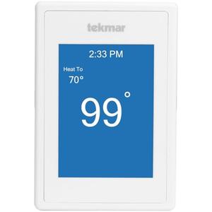 tekmar Wi-Fi Setpoint Control 170 - One Stage Heat or Cool | Innovative Control Unit Connects to Internet | Remote Operation via Watts Home Mobile App | Can Use w/Pools, Hot Tubs, Water Tanks & More