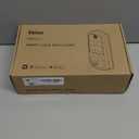 Veise VE017-L Fingerprint Smart Lock with Lever Handles, App Control, Keyless Entry Front Door Lock Set, Electronic Digital Keypad Deadbolt, Remote Grant, Emergency Power Port, Auto Lock, Matte Black