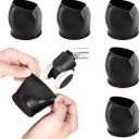 2 Inch Office Chair Wheel Stopper, Wheel Stoppers for Rolling Furniture Feet, Furniture Coasters Felt Caster Cups for Hardwood Floors Protectors, Bed Stoppers to Prevent Sliding, Anti-Scratch, 5 Pack