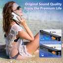 Temdan Waterproof Compatible with Phone Pro Case 6.3 inch 2024-Black/Clear