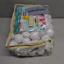 MoonxHome Ball Pit Balls for Toddlers, BPA Free Crush Proof Plastic Toy Balls for Ball Pit, Children's Pool Water Toys, Ideal Gift for Christmas Balls for Play Tent 2.15 Inch Pack of 100 Pure White