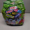 4 x Butterfinger, CRUNCH Baby Ruth, Nerds, SweetTarts, Minis, Fun Size Assorted Candy, Bulk 160 Count Variety Pack, 44.8 oz