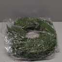 Christmas Placemats Set of 6 Round Greenery Place Mats Xmas Circular Artificial Wreath Dining Table Decor Winter Fake Plants Branches Mats for Kitchen Accessories (Cedar)