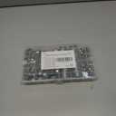 Single Ear Clamps Assortment Kit, StepLess Clamps, Pex Pinch Ring Clamp for Securing Pipe Hoses and Automotive Use 304 Stainless Steel 3/8"-1" (7.8mm-25.6mm) 120Pcs/8Sizes