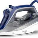 OMAIGA Steam Iron for clothes - 1750W Clothes Iron with Non-Stick Ceramic Soleplate, Powful Steam, 3-Way Auto-Off, Self-Cleaning, Anti-Calc, 13.52oz Water Tank Ironing Clothes for Home