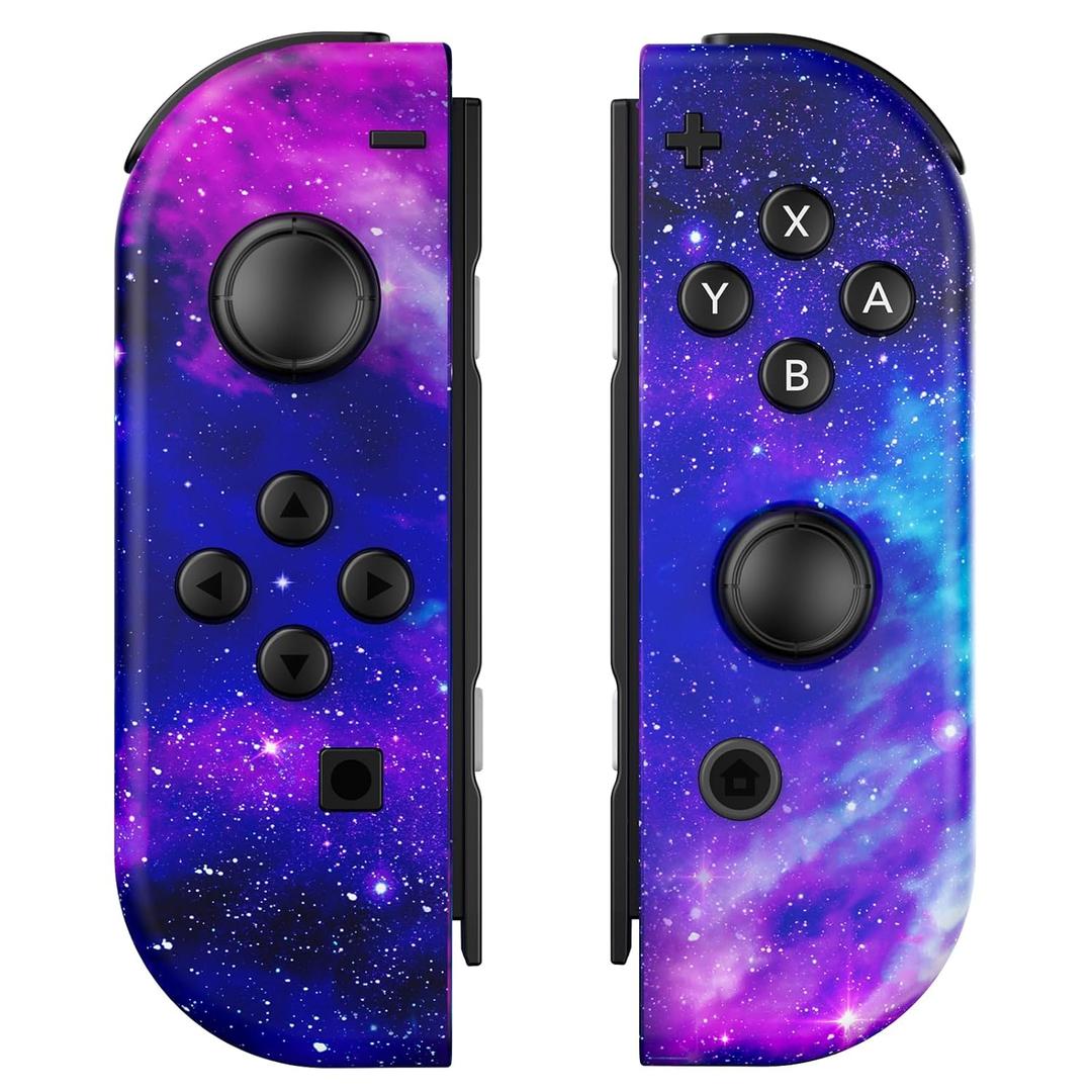 Fupefofge Controller for Nintendo Switch, Wireless Switch Controllers Support Sports Dual Vibration/Wake-up/Motion Control-Starry Sky Design
