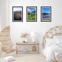 JCJMY 12x18 Picture Frame with 11x17 Mat, Display Photo 11x17 with Mat or 12 x 18 Without Mat, Wall Hanging Large 12 by 18 Poster Frame with Plexiglass, Black