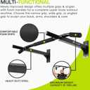 ProsourceFit Pull Up Bar for Multi Use Fitness & Home Gym Exercise