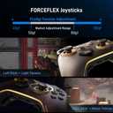 FLYDIGI Vader 5 Pro PC Controller, FORCEFLEX Joysticks, 3ms Ultra-Low Latency, FORCESWITCH Triggers, 8 Extra Buttons, Triggers & Grips Vibration, 1000mAh Battery, PC/NS/Android/TV