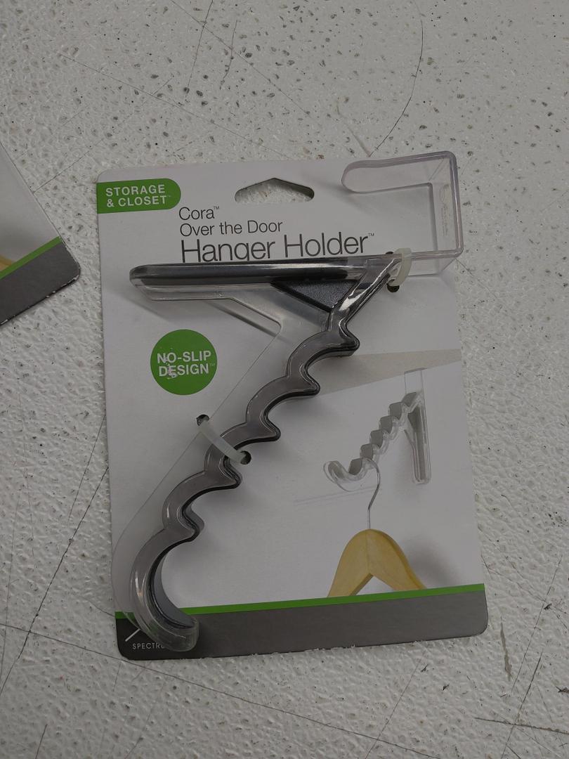 STORAGE & CLOSET Cora Over the Door Hanger Holder 1 Pcs
