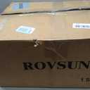 ROVSUN 9QT Chafing Dishes for Buffet, Roll Top Chafing Dish Buffet Set, Stainless Steel Buffet Warmer Chafers and Buffet Warmers Sets with Glass Window for Catering Events Parties Weddings, Gold