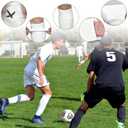 2 Pairs Soccer Shin Guard Sleeves Youth with Pockets,Soft Breathable Soccer Shin Pad Holder Sleeve Socks,Protective Leg Guard Covers with Pocket for Teenagers Kids Adults,Football(M Size)