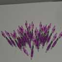 Gersoniel 23 Pcs Purple Ribbon Ballpoint Pen Pancreatic Cancer Awareness Pens Domestic Violence Awareness Retractable Pen Gifts Bulk Alzheimer Overdose for Society Charity Events Party Favors