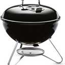 Weber Smokey Joe Portable Charcoal Grill for Outdoor Cooking and Travel, 14-Inch, Black