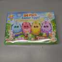 Kederwa 24 Pack Prefilled Easter Eggs with Bunny Keychains Easter Egg Fillers with Plush Keychain for Kids Basket Stuffers for Girl Boys