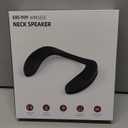 Neckband Bluetooth Speaker, Stereo Sound Multifunction Hands Wearable, 3D Surround Ergonomic Design Clear Calls Lightweight for Outdoor Cycling