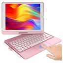 KBCASE Touchpad Keyboard Case for iPad 9th/8th/7th 10.2 inch, Backlit Trackpad Keyboard, 360°Rotatable Case with Keyboard for iPad 9th/8th/7th Gen, with Pencil Holder (Rose Gold)
Amazon's Choice