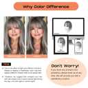 SEIKEA Hair Toppers for Women Real Human Hair, 10" Clip in Bangs Hand-tied Base 1.4 * 2.2inch Natural Realistic with Thinning Hair with Wispy Bangs White Blonde