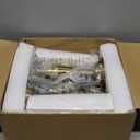 White Gold Lamps for Bedrooms Set of 2 - Touch Control Bedside Lamp with USB C+A, 3 Way Dimmable Nightstand Lamps with USB Port, Table Lamp for Living Room(White Shade and Gold Base)