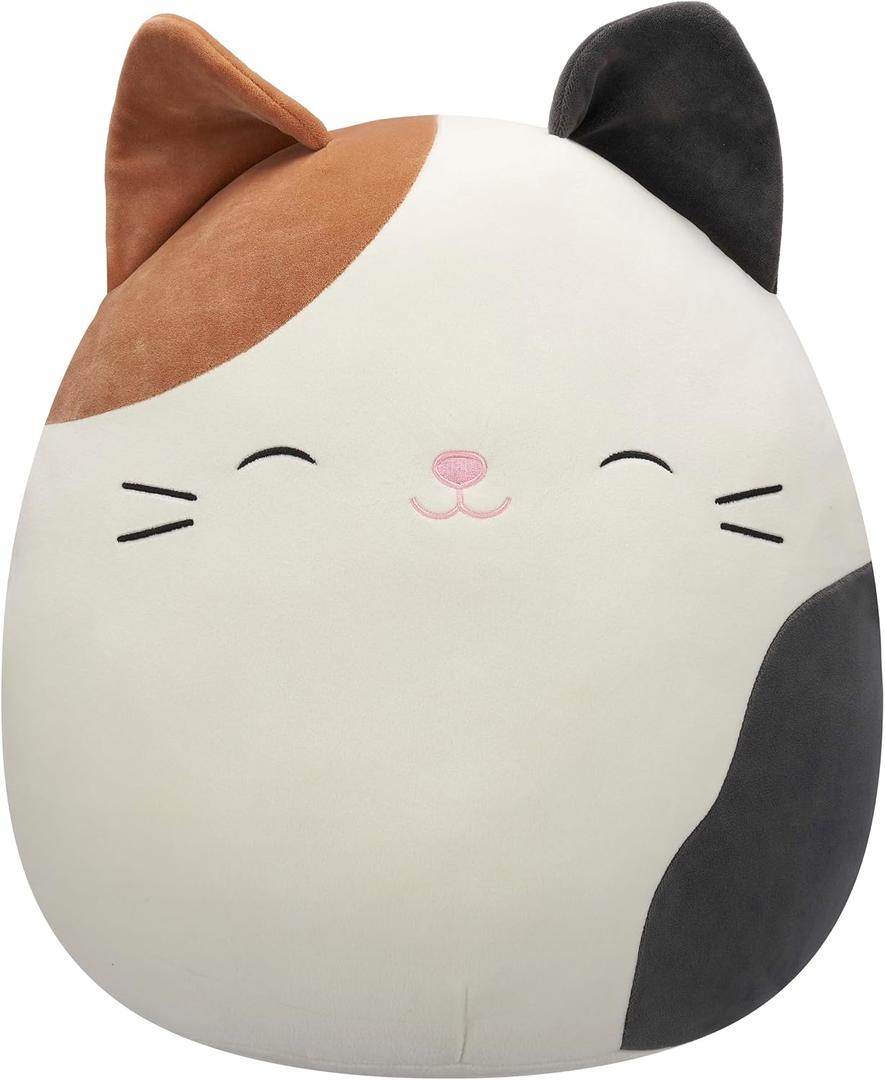 Squishmallows Original 14-Inch Cam Calico Cat - Large Ultrasoft Official Jazwares Plush, 12 x 8 x 14 inches