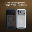 SmallRig FilMov 67mm Magnetic Filter Ring Adapter for Phone Case (SmallRig 17 Pro Max 5551/5552), Compatible with 67mm Magnetic Filter Series (4726/4581/4582/5169/5170)-5548