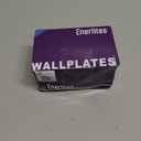Enerlites 8821-W Duplex Receptacle Outlet Wall Plate, Standard Size 1-Gang, Polycarbonate Thermoplastic, White 10 Pack