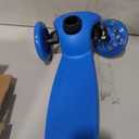 Blue Mini 3 Wheel Scooter for Kids Lean-to-Steer with LED Light-Up Wheels, Adjustable Handlebar, Wide Anti-Slip Deck, Smooth PU Wheels, Rear Foot Brake Toddler Scooter for Ages 2+