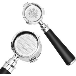 IKAPE Espresso 51mm Portafilter, 3 Ears Coffee Portafilter with Silicone Handle, Compatible with 51mm Delonghi EC0680, EC0685, SMEG & EUPA Coffee Machines (Black) IKAPE Espresso 51mm Portafilter, 3 Ears Coffee Portafilter with Silicone Handle, Compatible with 51mm Delonghi EC0680, EC0685, SMEG & EUPA Coffee Machines (Black)